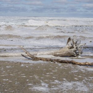 Lake Erie Beach Winter